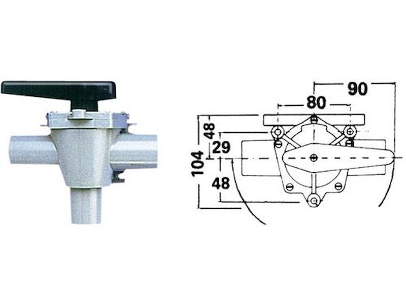 Valvola WHALE Henderson a tre vie