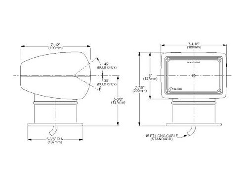 Proiettore Jabsco 135 SL