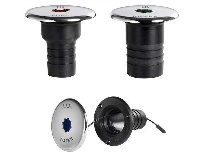 Tappi imbarco Clever in composito + inox