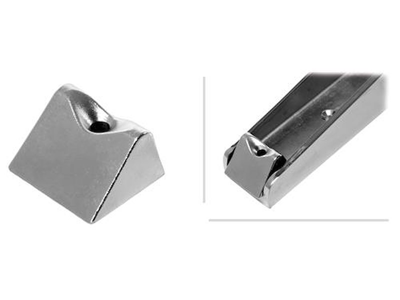 Cuneo di spessoramento per aiuto discesa ancora 