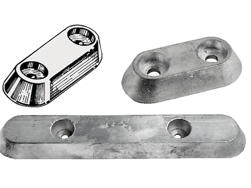 Piastra zinco tipo Vetus 