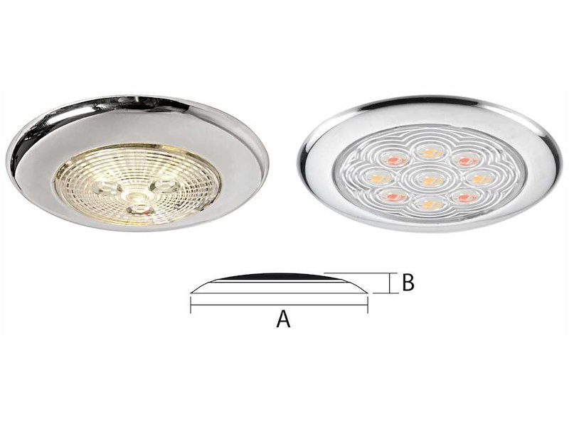 Plafoniera stagna a led senza incasso IP66