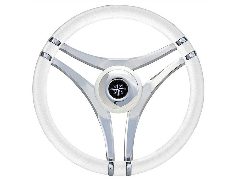 Volante Impact con razze in acciaio inox