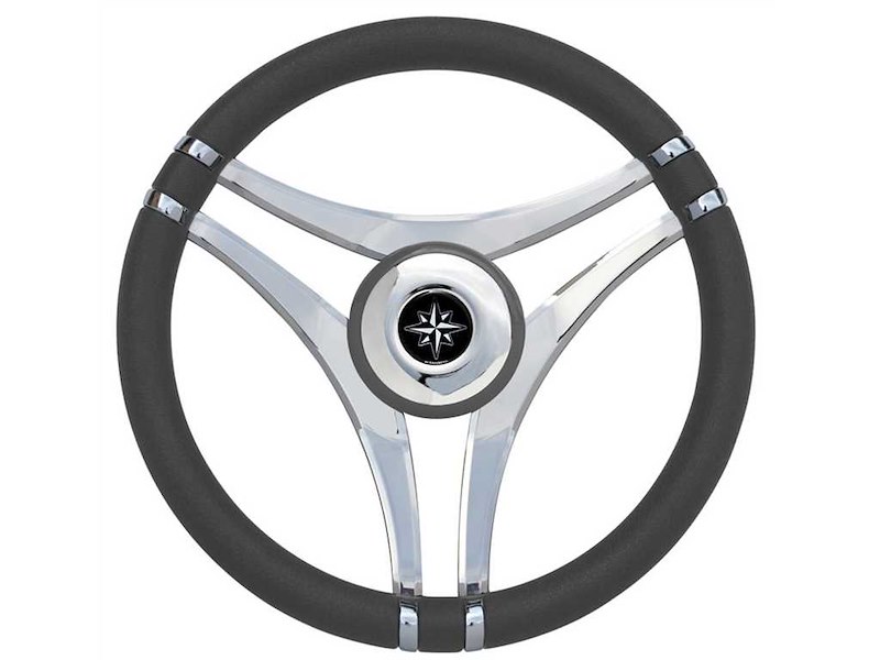 Volante Impact con razze in acciaio inox