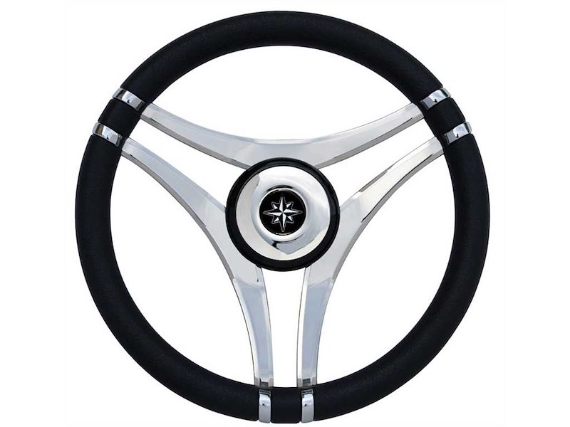 Volante Impact con razze in acciaio inox