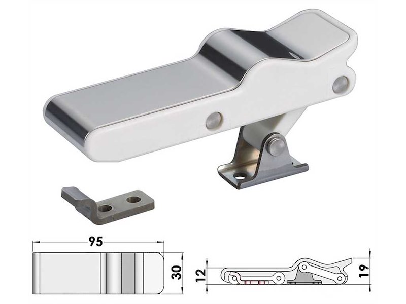 Chiusura antivibrante per gavoni