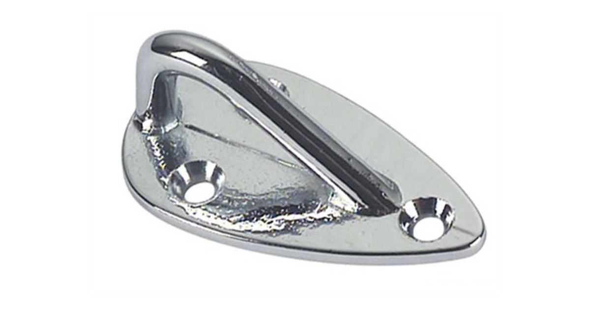 Moschettone A Pera Con Anello In Acciaio Inox 316, Orangemarine 45137, Carico 100 Kg, Per Nautica E Uso Generico
