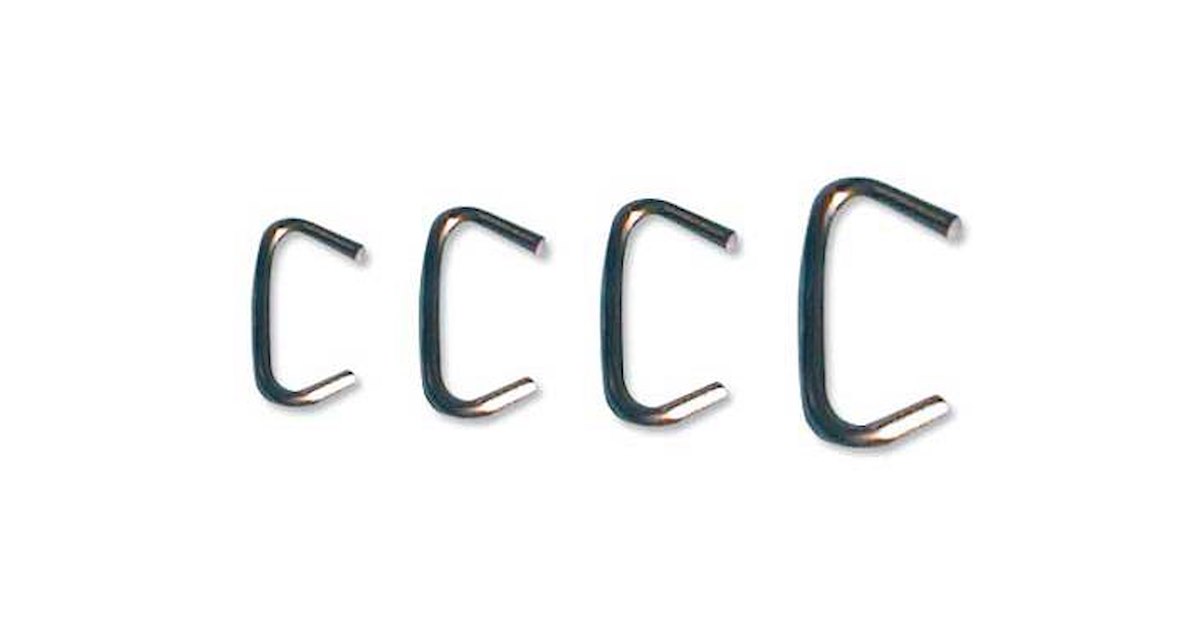 Set di 6 Porta-Tippet per Pesca a Mosca, Anelli per Bobine in Nylon