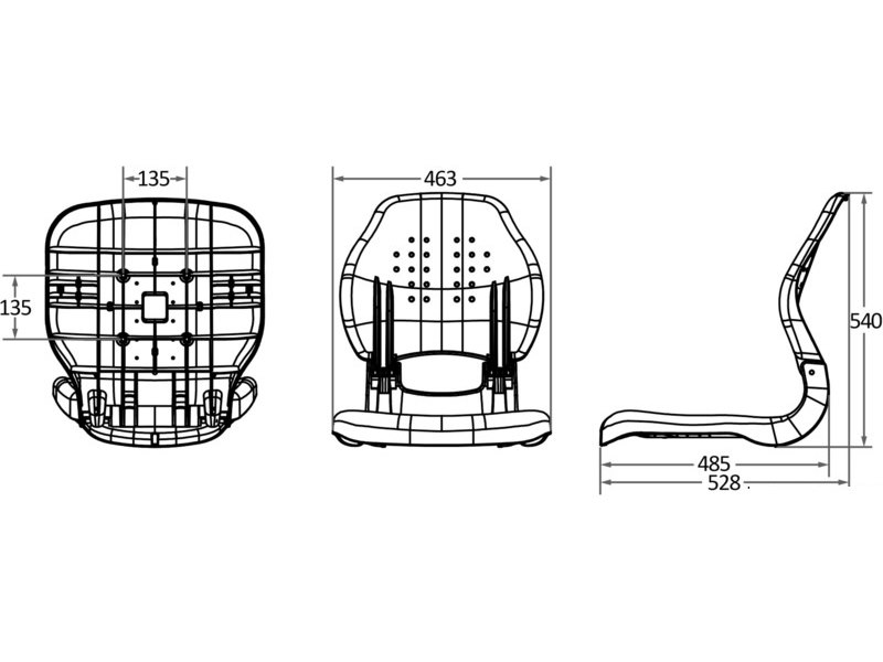 Sedile ergonomico Sirocco