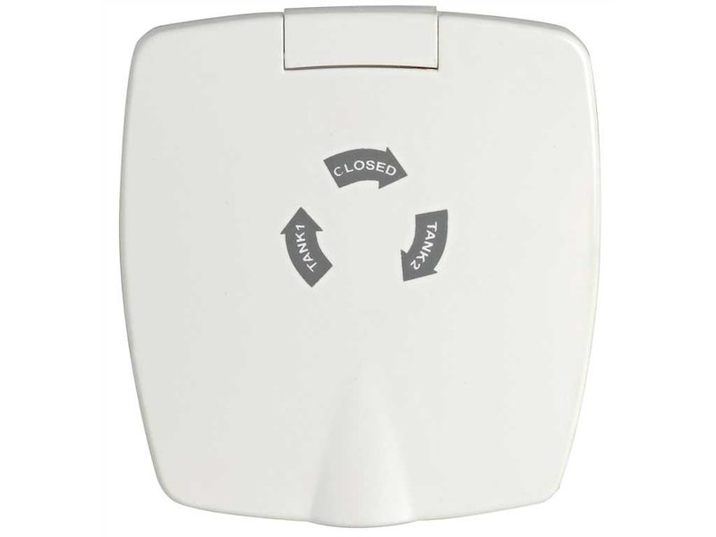 Rubinetto carburante con contenitore