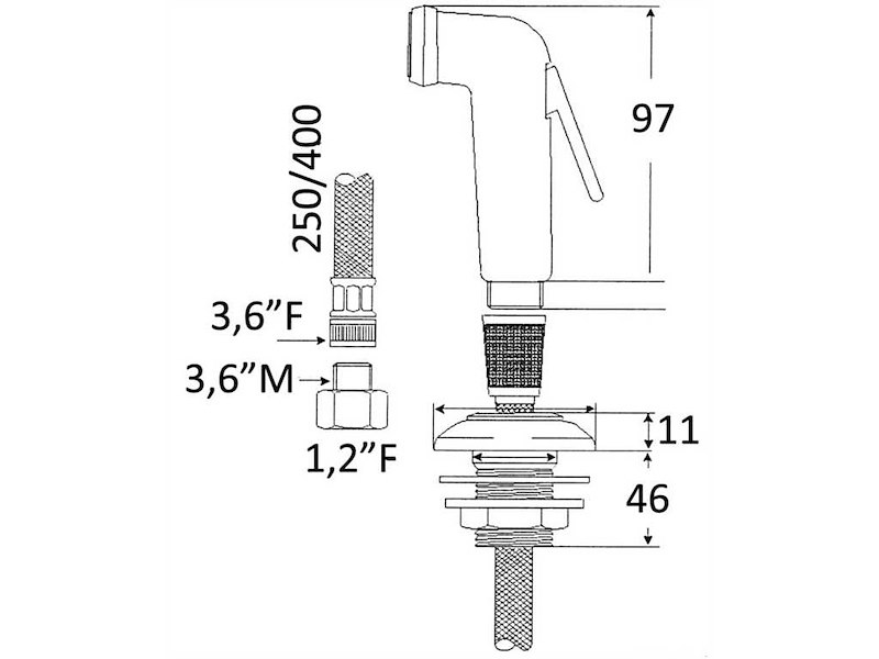 Doccetta Utility con supporto da coperta