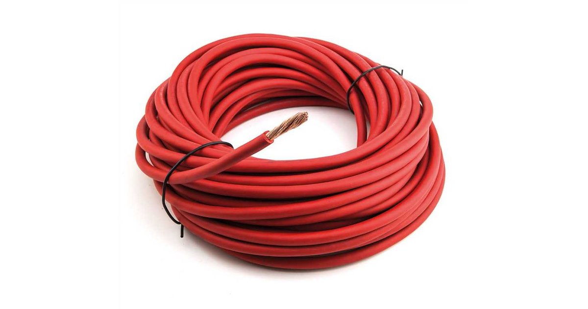 H07V-K 25 Mm2 - Cavo Per Batteria, 3 M, 100% Rame OFC, 3