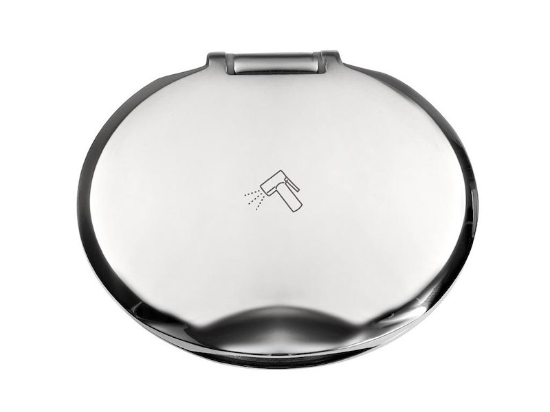 Box doccia Elissa inox con doccia Keji 