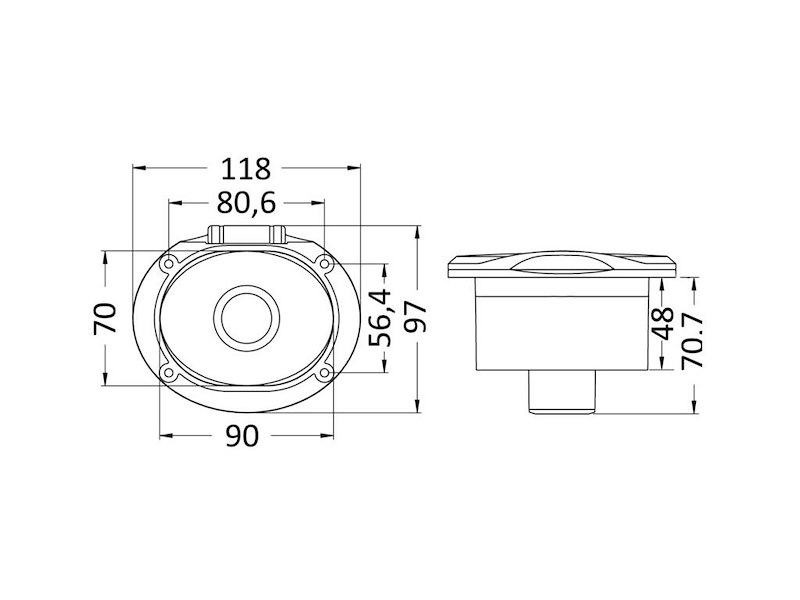 Box doccia Elissa inox con doccia Keji 