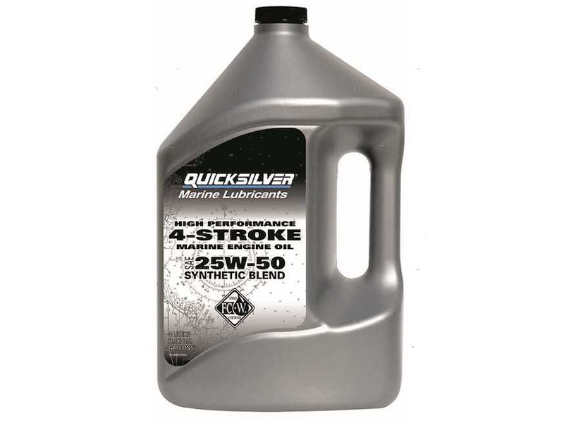 Olio Quicksilver sintetico ad alte prestazioni 25W-50 - 4 Litri