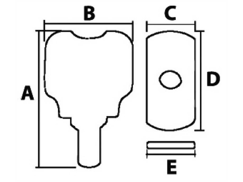 Maniglie di ricambio per portelli Osculati