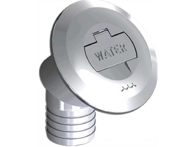 Tappi di imbarco in ottone cromato con chiave