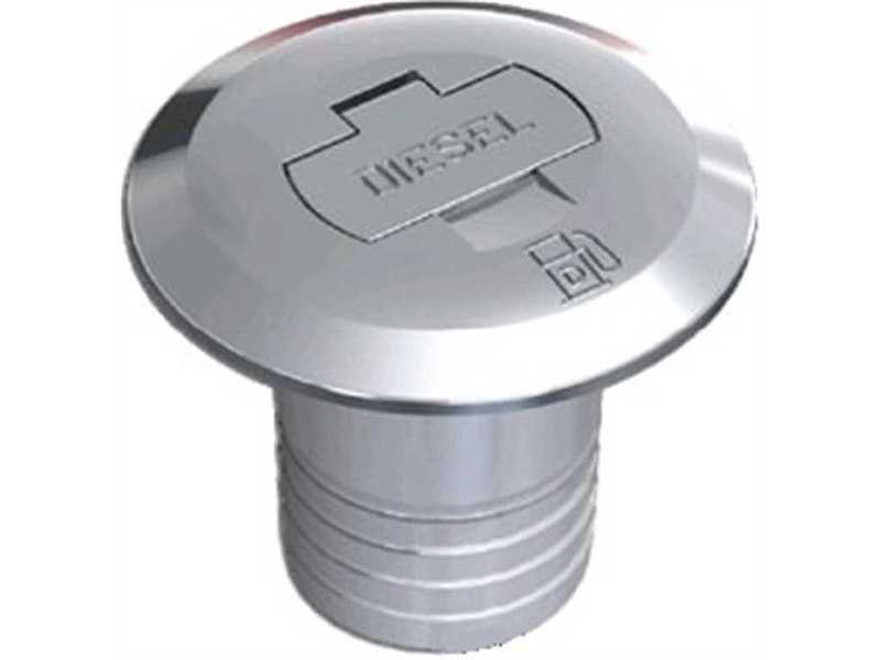 Tappi di imbarco in ottone cromato con chiave