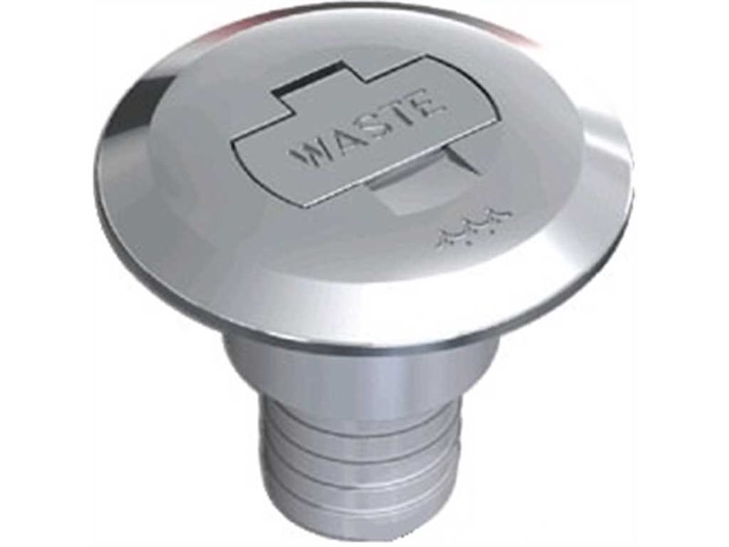 Tappi di imbarco in ottone cromato con chiave