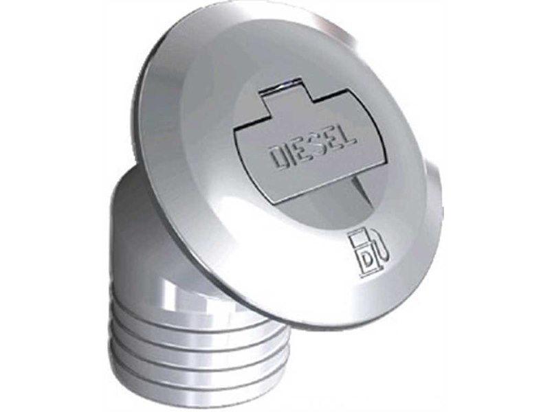 Tappi di imbarco in ottone cromato con chiave