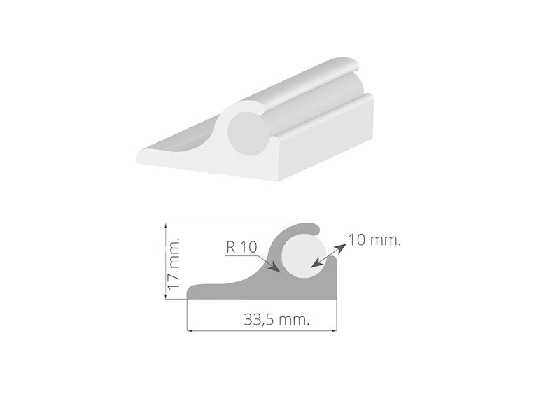 Profilo a relinga - 4 mt