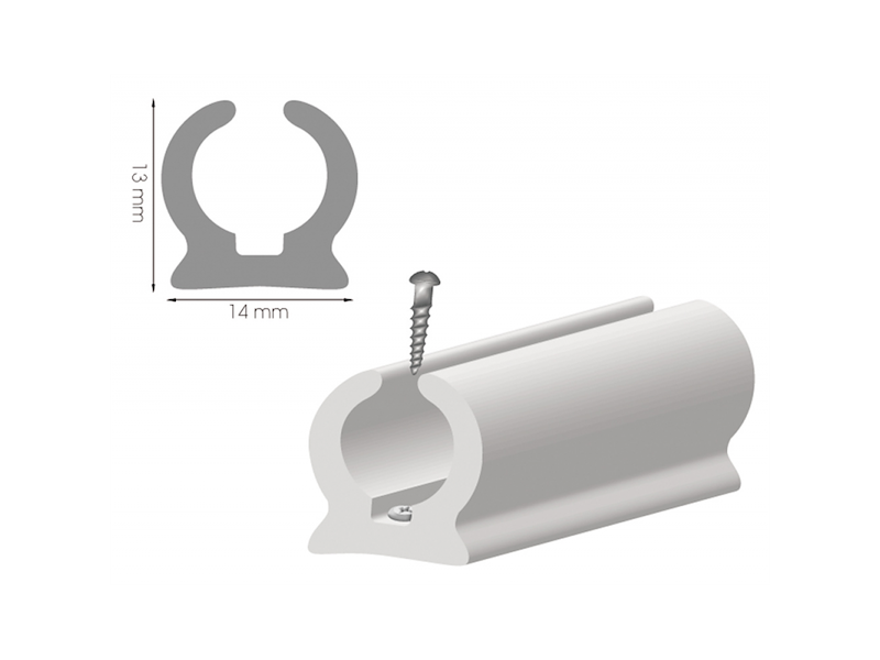 Canalina in PVC a relinga - 4 mt