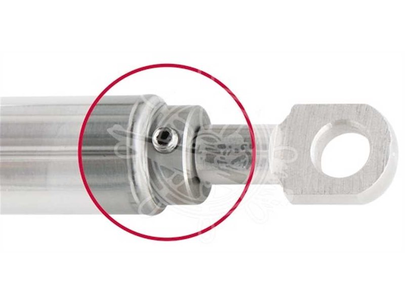 Molla a gas in acciaio inox a taratura regolabile