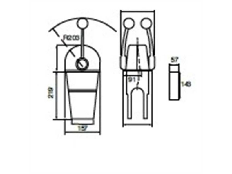 Scatola monoleva Morse MT3 singola