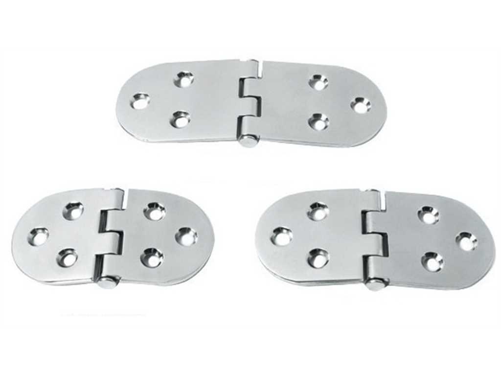 ZCZQC 4 Cerniere In Metallo Oro Ottone 4 Pollici (10 Cm) Per Cucire Borse, Bagagli E Abbigliamento