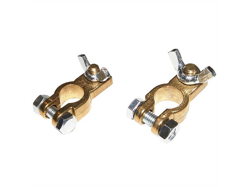 Coppia di morsetti batteria