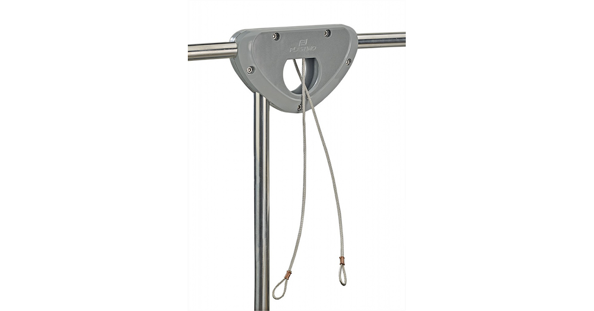 Supporto Per Motore Fuoribordo GATE14 - Plastica Bianca Per Pulpito, Portata 30kg