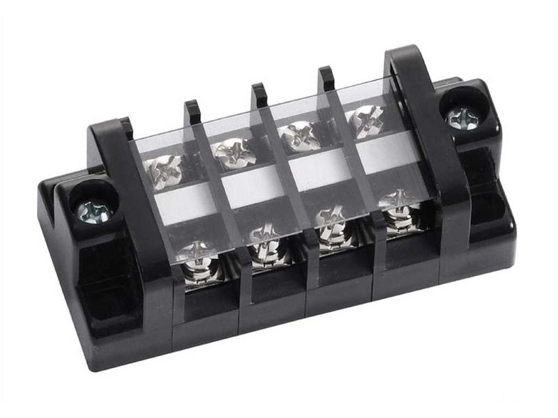 Morsettiere con coperchio di protezione