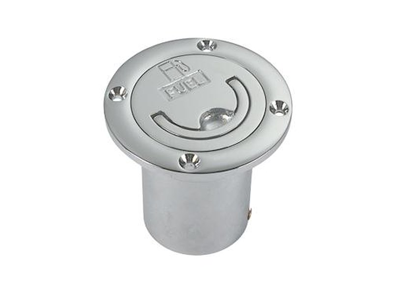 Tappi imbarco in ottone cromato - maniglia a ribalta -