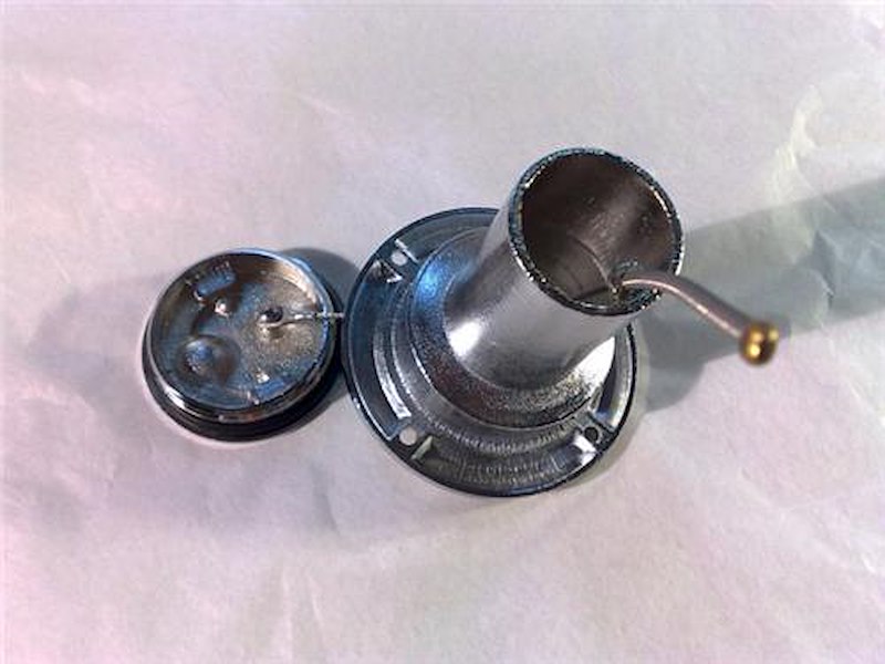 Tappi imbarco in ottone cromato - maniglia a ribalta -