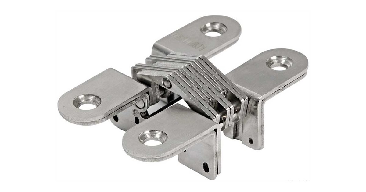 10 Cerniere In Acciaio Inox Per Mobili - 55mm Con 62 Viti Per Porte, Ante E Finestre - Foto 6