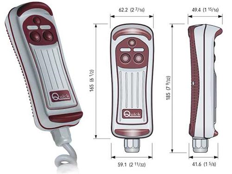 Pulsantiera Quick HRC per verricello ed accessori