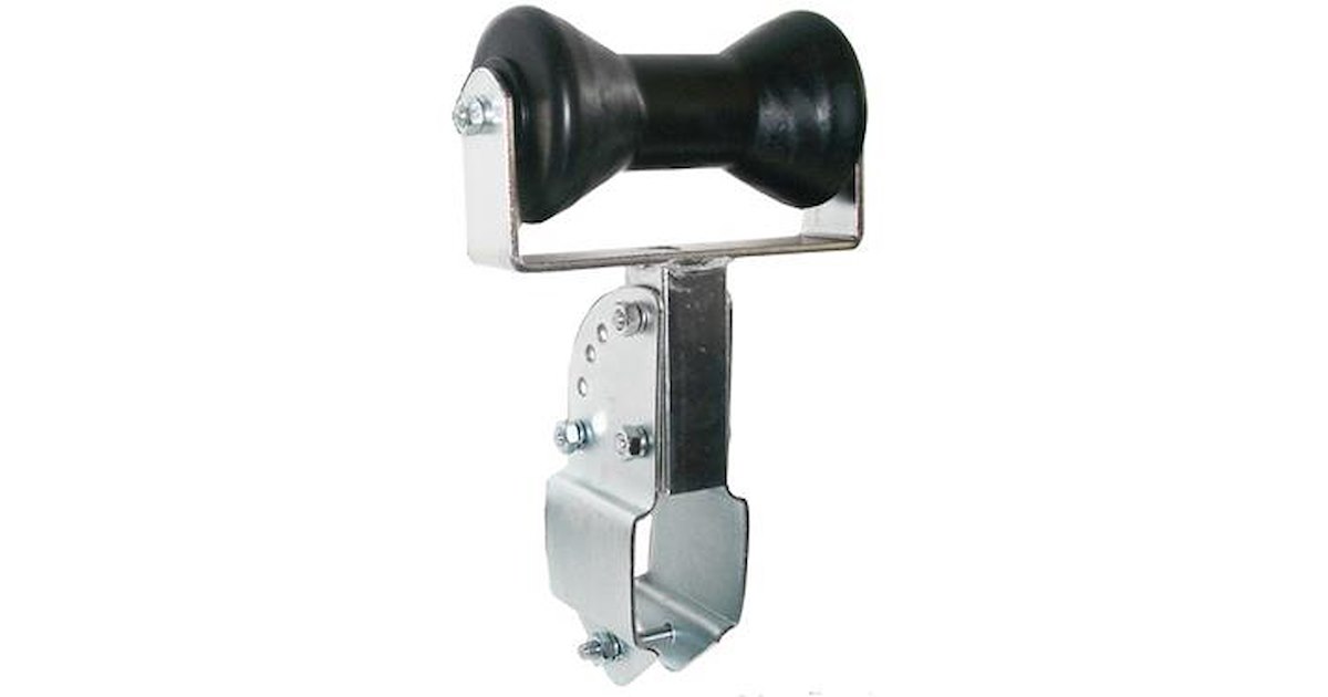 Rullo Centrale Per Carrello Barca - D 80x130 Mm, Foro 15 Mm, Accessori Nautici