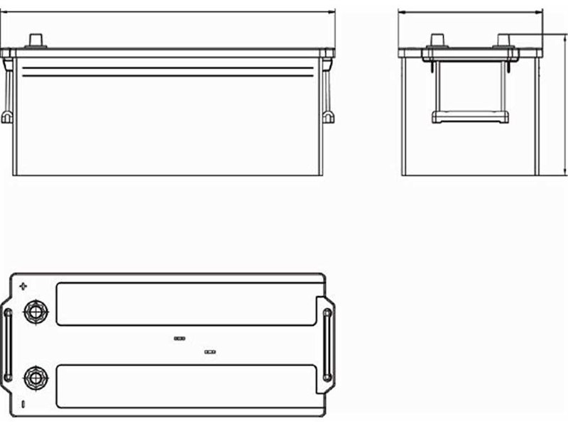 Batteria EXIDE EF1853 - 185 Ah -