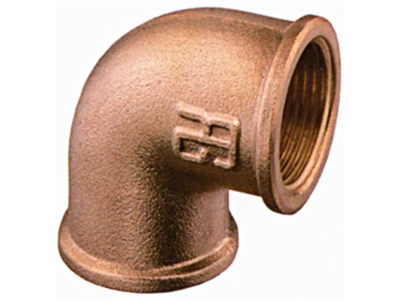 Gomito femmina / femmina in bronzo a 90°