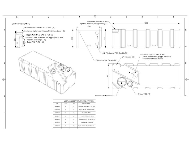 Serbatoio acque nere completi di maceratore - Orizzontali -