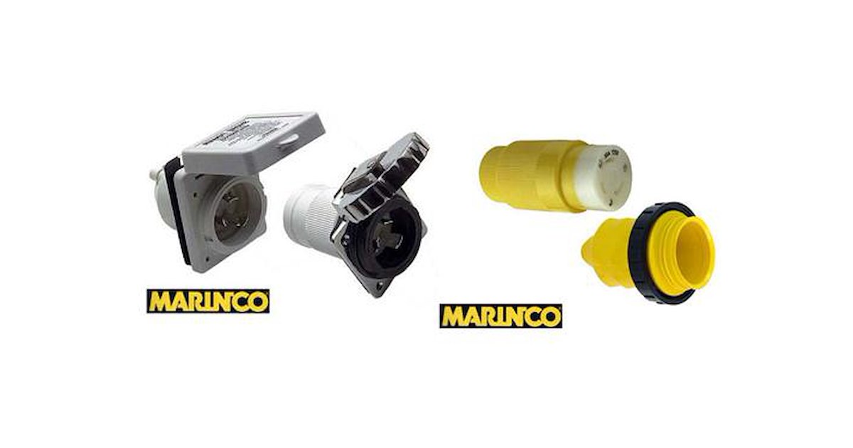 Presa Marinco Inox Tripolare 4 Fili - X0A 125V SS