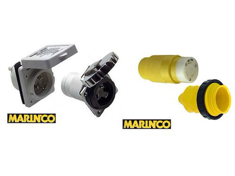 Prese e Spine impermiabili Marinco per banchina
