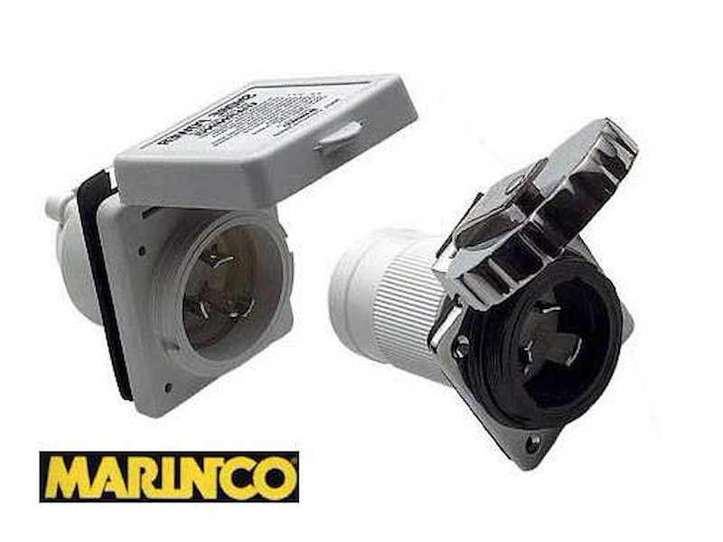 Prese e Spine impermiabili Marinco per banchina