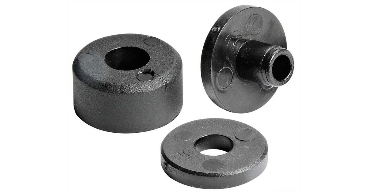 X AUTOHAUX 2Pcs Per 6.5 Pollice Altoparlante Auto Anello Distanziale