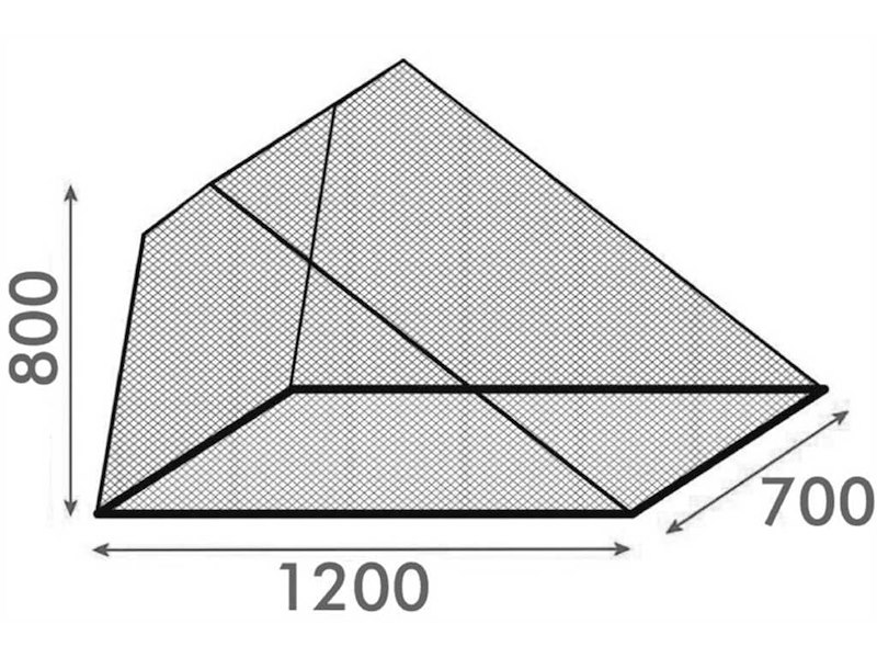 Telo anti-zanzare per passi uomo da esterno