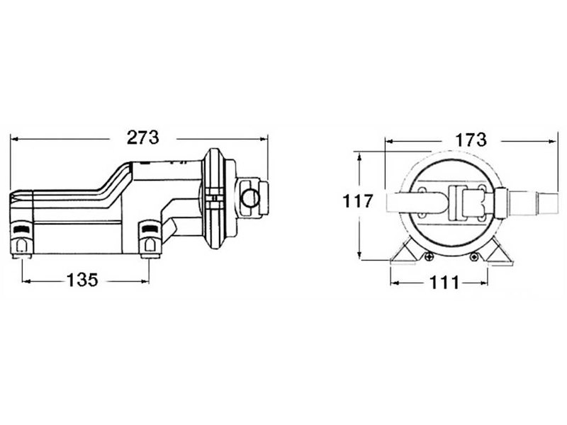 Pompa WHALE Gulper 220 per scarico doccia e acque nere