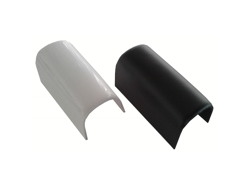 Profilo a T ed accessori per bottazzo in PVC  H 45 mm. 
