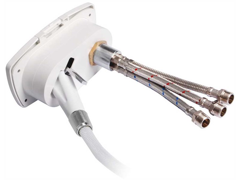 Box doccia New Edge con miscelatore e doccia