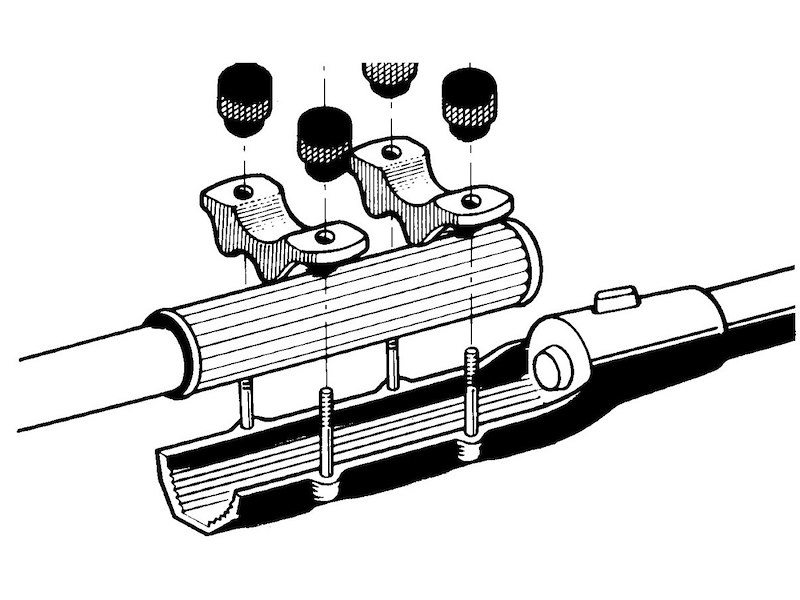 Prolunga barra di accellerazione per fuoribordo 