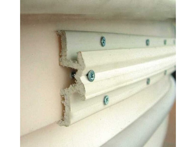 Binario per bottazzo Radial in PVC 